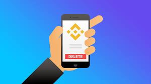 Xoá tài khoản Binance trên app điện thoại