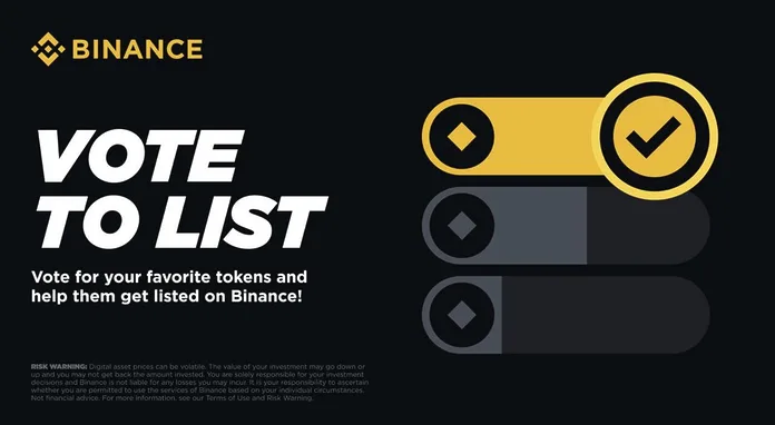 Binance launches "Vote to List": The community decides which tokens get listed
